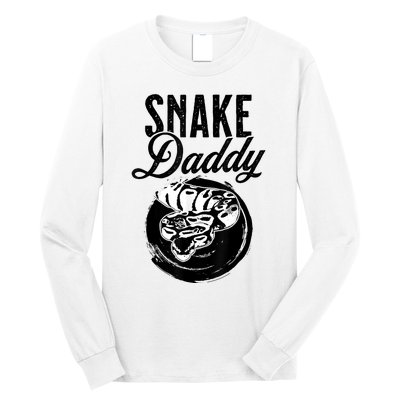 Snake Daddy Father Dad Snake Long Sleeve Shirt