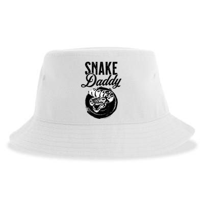 Snake Daddy Father Dad Snake Sustainable Bucket Hat