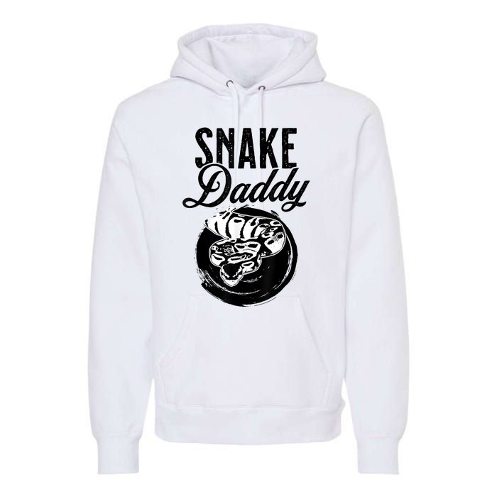 Snake Daddy Father Dad Snake Premium Hoodie