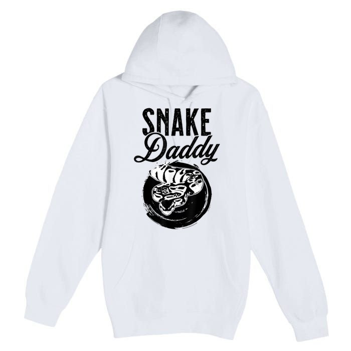 Snake Daddy Father Dad Snake Premium Pullover Hoodie