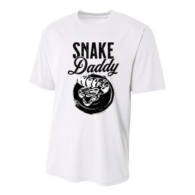 Snake Daddy Father Dad Snake Youth Performance Sprint T-Shirt