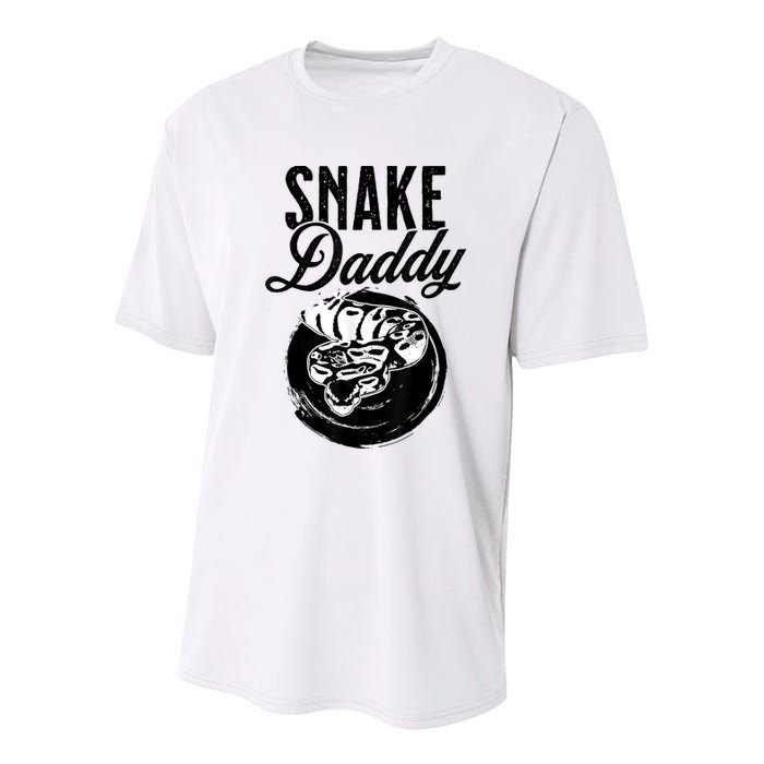 Snake Daddy Father Dad Snake Youth Performance Sprint T-Shirt