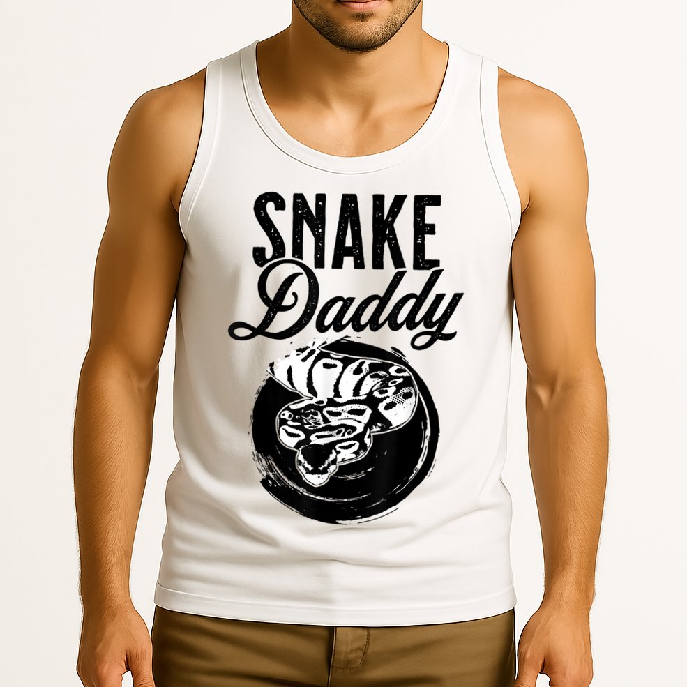 Snake Daddy Father Dad Snake Tank Top