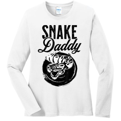 Snake Daddy Father Dad Snake Ladies Long Sleeve Shirt