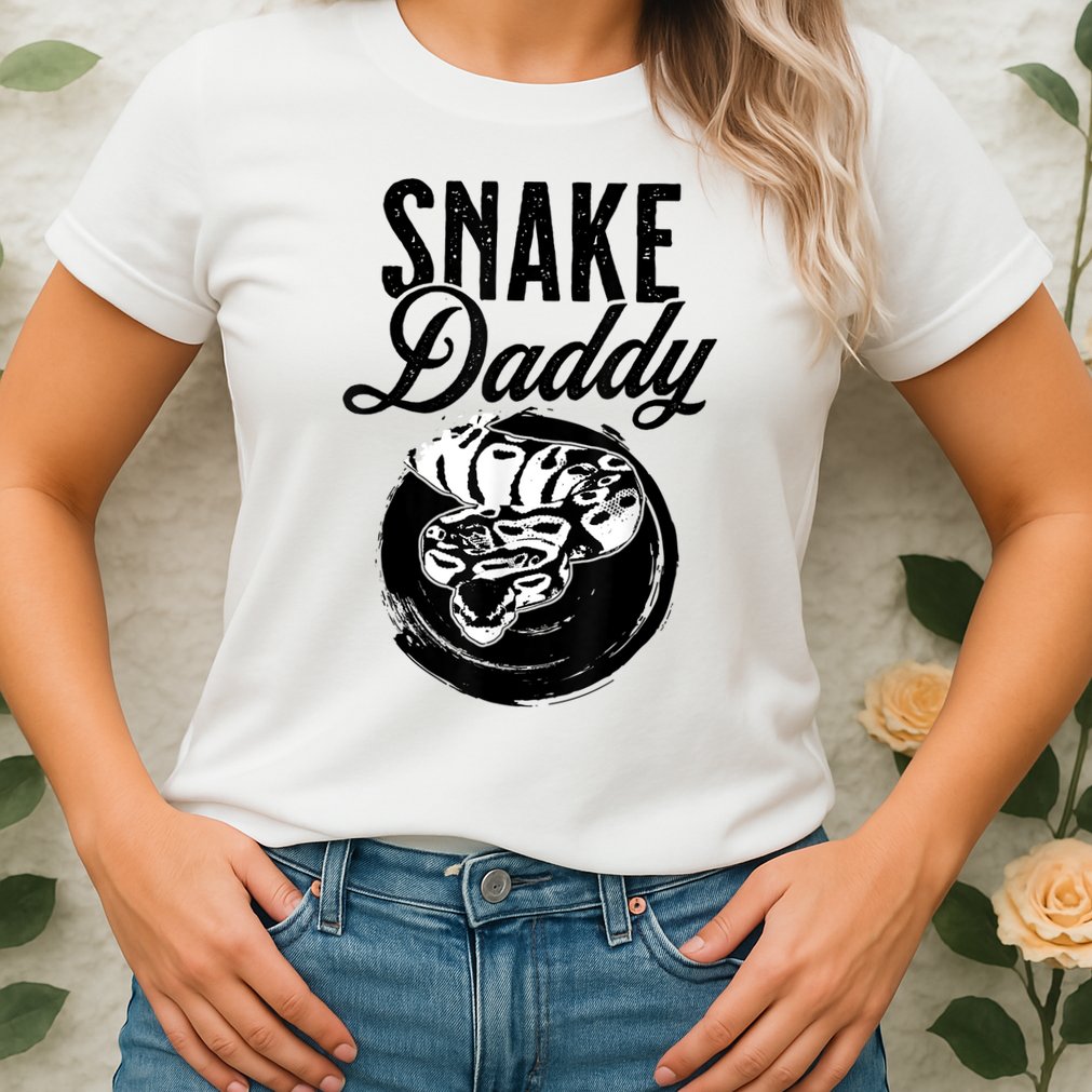 Snake Daddy Father Dad Snake Womens T-Shirt