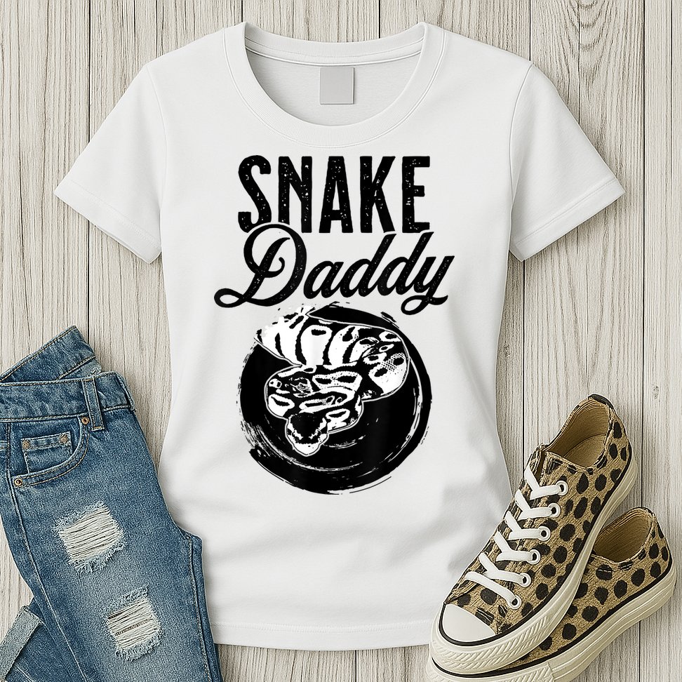 Snake Daddy Father Dad Snake Womens T-Shirt