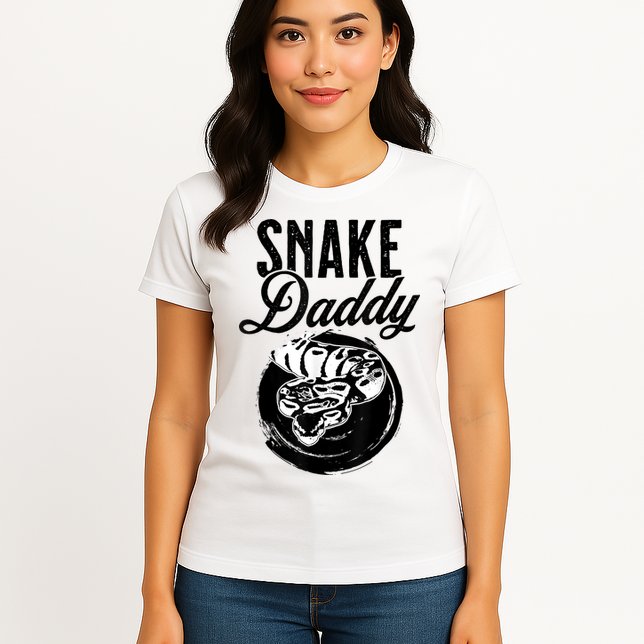 Snake Daddy Father Dad Snake Womens T-Shirt