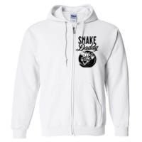 Snake Daddy Father Dad Snake Full Zip Hoodie