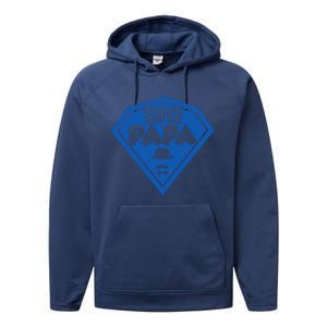 Super Dad Fathers Day Performance Fleece Hoodie