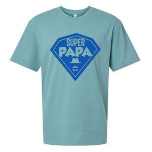 Super Dad Fathers Day Sueded Cloud Jersey T-Shirt