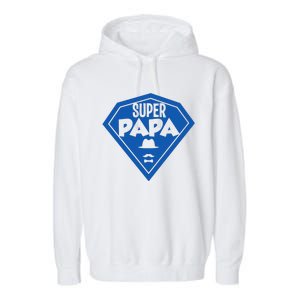 Super Dad Fathers Day Garment-Dyed Fleece Hoodie