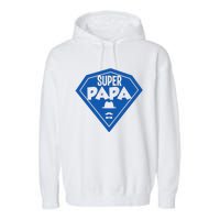 Super Dad Fathers Day Garment-Dyed Fleece Hoodie