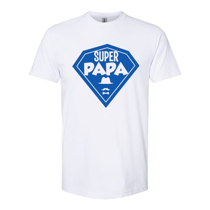 Super Dad Fathers Day Softstyle CVC T-Shirt