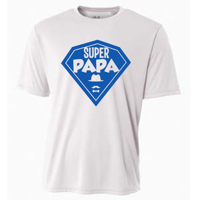 Super Dad Fathers Day Cooling Performance Crew T-Shirt