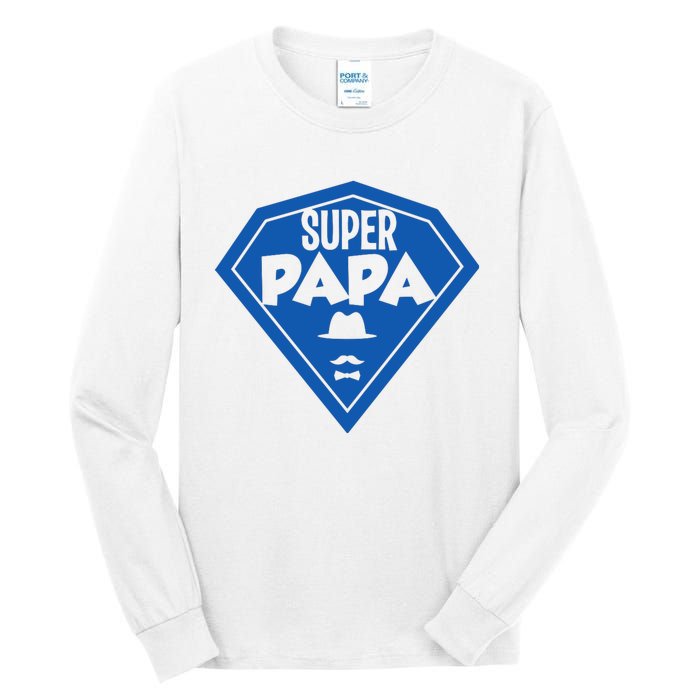 Super Dad Fathers Day Tall Long Sleeve T-Shirt