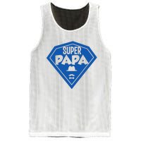 Super Dad Fathers Day Mesh Reversible Basketball Jersey Tank