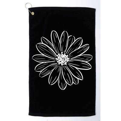 Spring Daisy Floral Golf Towel