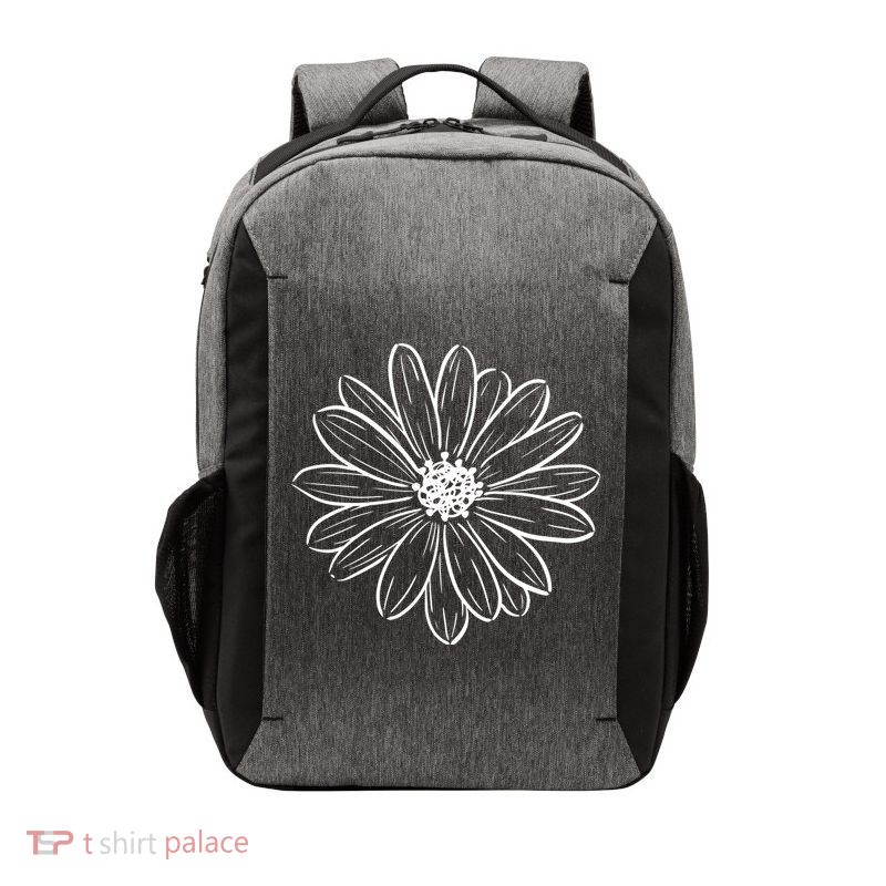 Spring Daisy Floral Vector Backpack