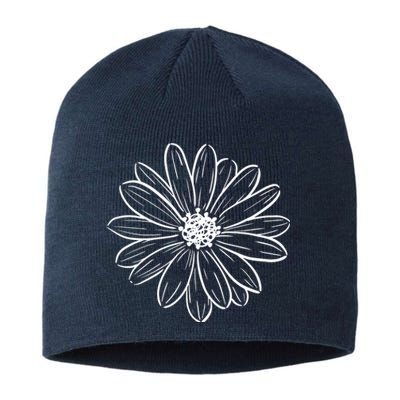 Spring Daisy Floral Sustainable Beanie