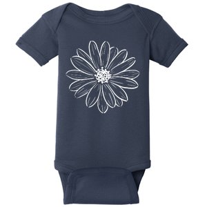 Spring Daisy Floral Baby Bodysuit