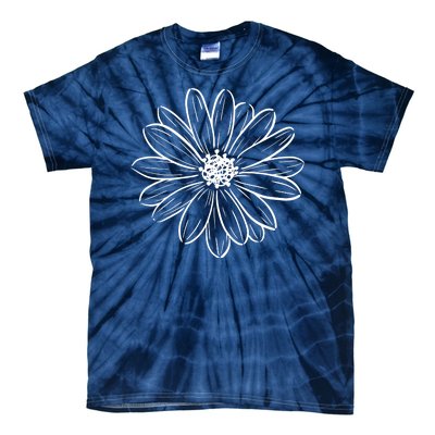 Spring Daisy Floral Tie-Dye T-Shirt