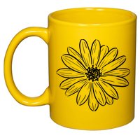 Spring Daisy Floral 11oz C Handle Ceramic Mug