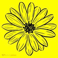 Spring Daisy Floral Kids T-Shirt