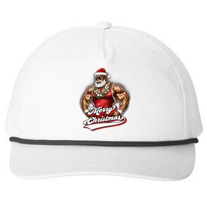 Santa Deadlift Fitness Christmas Funny Gym Christmas Cute Gift Snapback Five-Panel Rope Hat