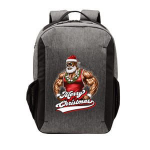 Santa Deadlift Fitness Christmas Funny Gym Christmas Cute Gift Vector Backpack