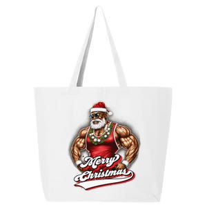 Santa Deadlift Fitness Christmas Funny Gym Christmas Cute Gift 25L Jumbo Tote