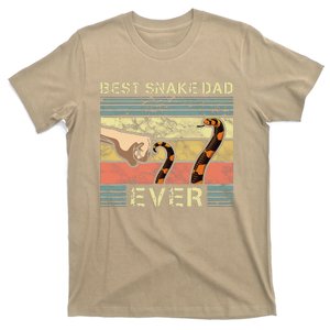 Snake Dad Funny Snake Enthusiast Reptile Pet Lover Father T-Shirt