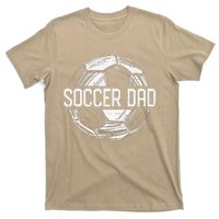 Soccer Dad Funny Soccer Lover Dad Papa Fathers Day Gift T-Shirt