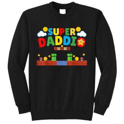 Super Dad Father's Day Gamer Daddy Super Daddio Sweatshirt