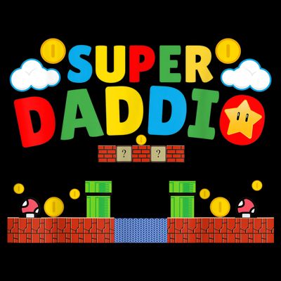 Super Dad Father's Day Gamer Daddy Super Daddio T-Shirt