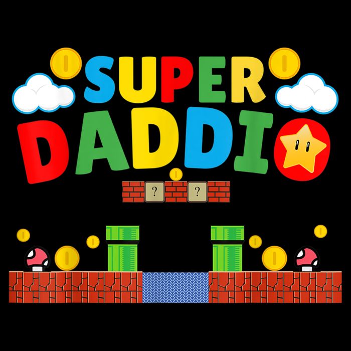 Super Dad Father's Day Gamer Daddy Super Daddio City Backpack