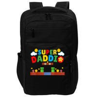 Super Dad Father's Day Gamer Daddy Super Daddio Impact Tech Backpack