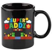 Super Dad Father's Day Gamer Daddy Super Daddio 11oz C Handle Ceramic Mug