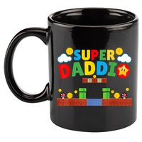 Super Dad Father's Day Gamer Daddy Super Daddio 11oz C Handle Ceramic Mug