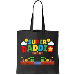 Super Dad Father's Day Gamer Daddy Super Daddio Tote Bag