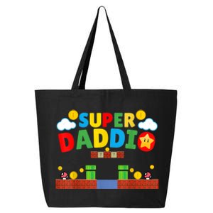 Super Dad Father's Day Gamer Daddy Super Daddio 25L Jumbo Tote