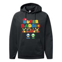 Super Daddio Father's Day Gamer Daddy Performance Fleece Hoodie