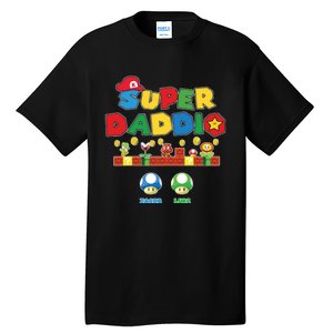 Super Daddio Father's Day Gamer Daddy Tall T-Shirt