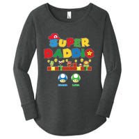 Super Daddio Father's Day Gamer Daddy Women's Perfect Tri Tunic Long Sleeve Shirt