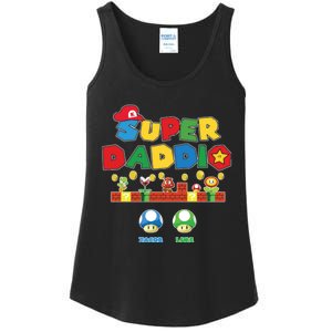 Super Daddio Father's Day Gamer Daddy Ladies Essential Tank