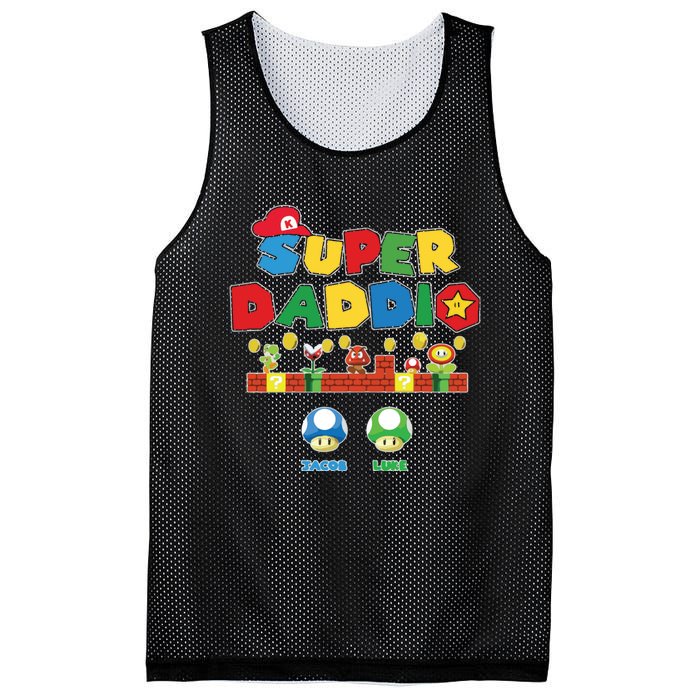 Super Daddio Father's Day Gamer Daddy Mesh Reversible Basketball Jersey Tank