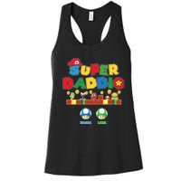 Super Daddio Father's Day Gamer Daddy Women's Racerback Tank