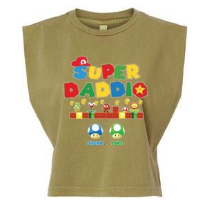 Super Daddio Father's Day Gamer Daddy Garment-Dyed Women's Muscle Tee