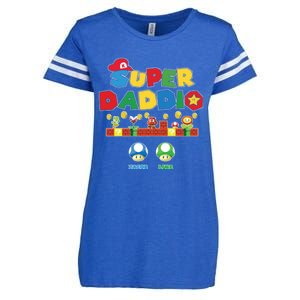 Super Daddio Father's Day Gamer Daddy Enza Ladies Jersey Football T-Shirt