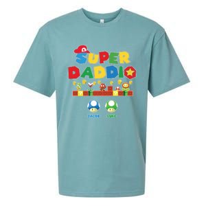 Super Daddio Father's Day Gamer Daddy Sueded Cloud Jersey T-Shirt