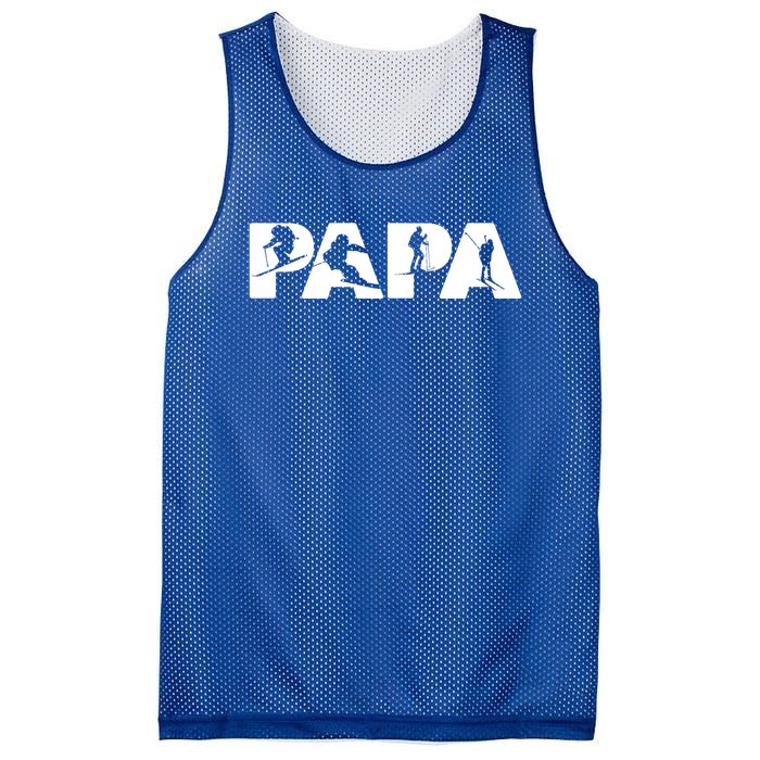 Skiing Dad Funny Gift Skiing Husband Funny Gift Meaningful Gift Mesh Reversible Basketball Jersey Tank